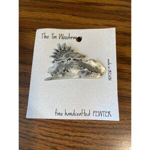 The Tin Woodsman pewter brooch Vintage 1980’s